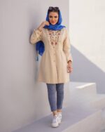 مانتو گلدوزی لنین اسلپ